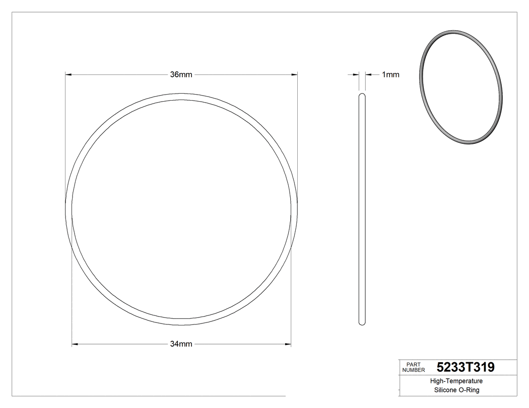Technical drawing - 5233T319